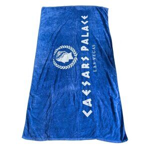 Caesars Palace Vegas Beach Towel Convertible Large Luxury Cotton Velour 68 x 37